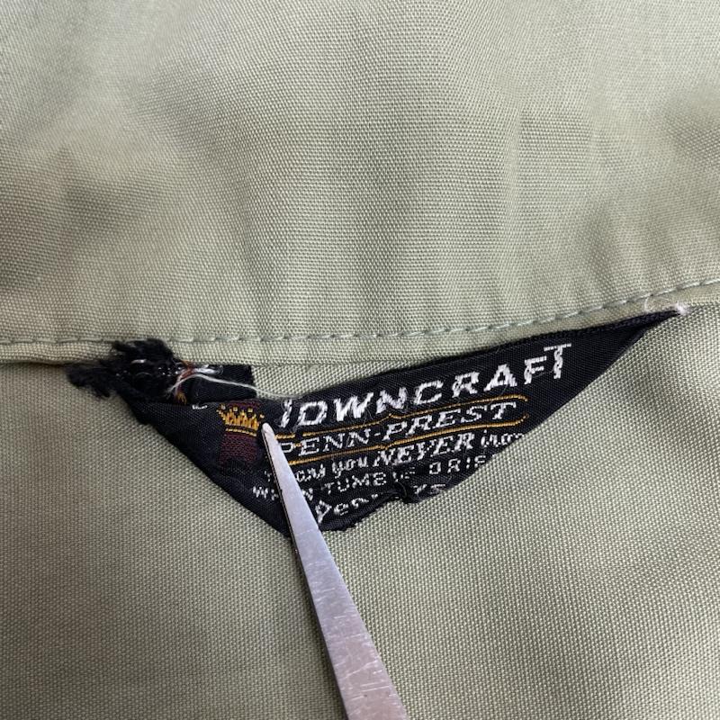 タウンクラフト TOWNCRAFT ジャケット、上着 ジャンパー、ブルゾン 60s 70s スウィングトップ ブルゾン JCPenney タロンジップアップ 無地 カーキ / カーキ / khaki メンズ USED 古着 中古 50142202