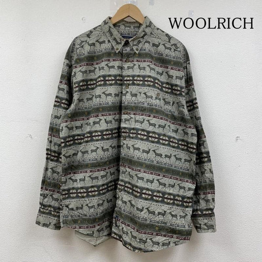 ウールリッチ WOOLRICH シャツ、ブラウス 長袖 長袖 ボタンダウン シャツ ブラウス ボタン アニマル ネイティブ柄 総柄 XL 総柄 X ネイティブ柄 X アニマル柄 マルチカラー / マルチカラー / multicolor メンズ USED 古着 中古 50142204