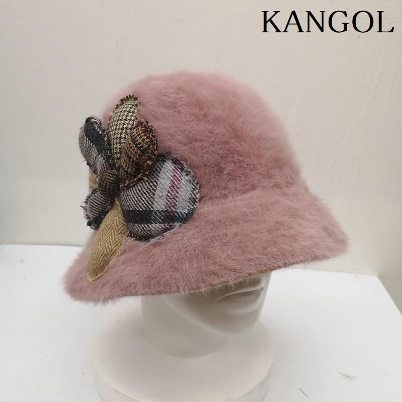 カンゴール KANGOL 帽子 ハット ボーラー バケット ハット ファー 帽子 - 桃 / ピンク / pink レディース USED 古着 中古 50142205