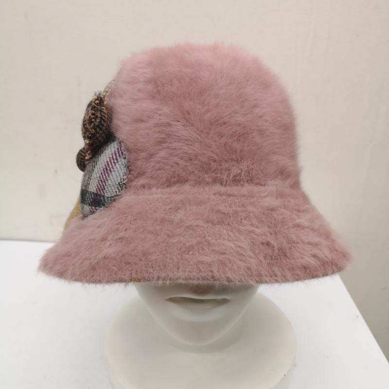 カンゴール KANGOL 帽子 ハット ボーラー バケット ハット ファー 帽子 - 桃 / ピンク / pink レディース USED 古着 中古 50142205