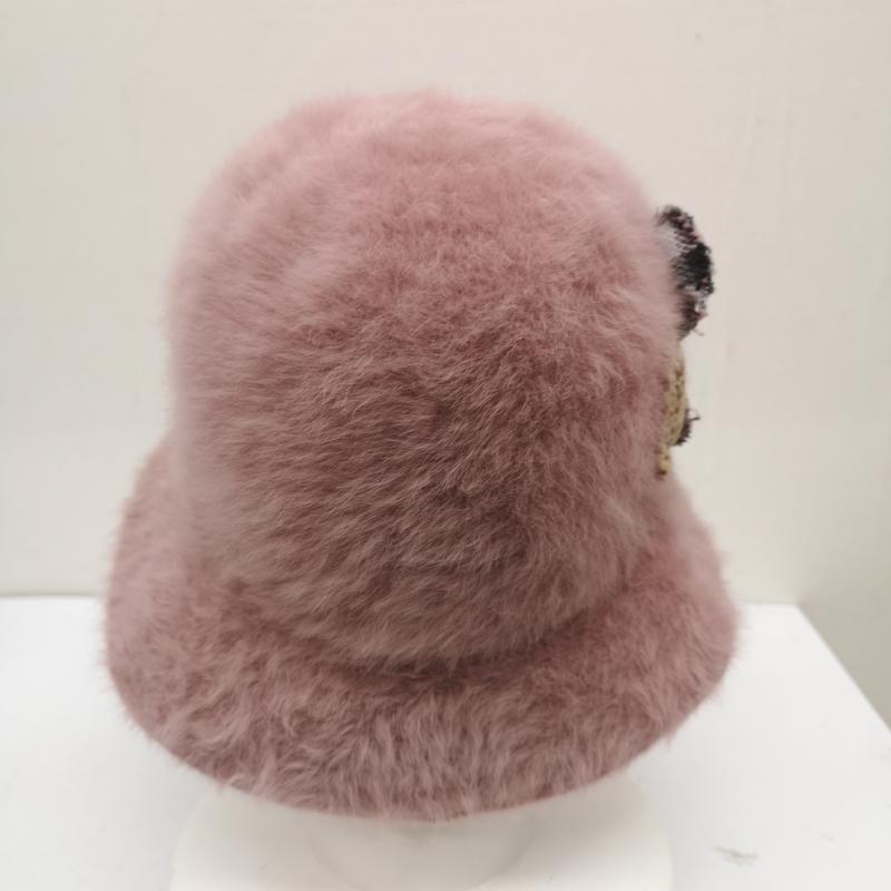カンゴール KANGOL 帽子 ハット ボーラー バケット ハット ファー 帽子 - 桃 / ピンク / pink レディース USED 古着 中古 50142205