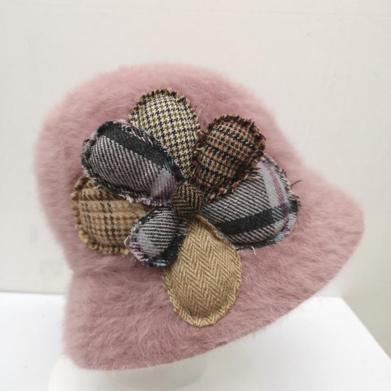 カンゴール KANGOL 帽子 ハット ボーラー バケット ハット ファー 帽子 - 桃 / ピンク / pink レディース USED 古着 中古 50142205