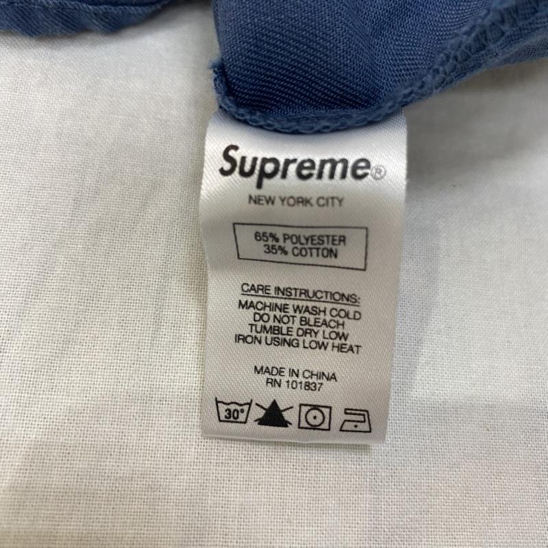 シュプリーム Supreme シャツ、ブラウス 半袖 19SS Sekintani La Norihiro Work Shirt ブルー M M ロゴ、文字 X プリント 青 / ブルー / blue メンズ USED 古着 中古 50142213