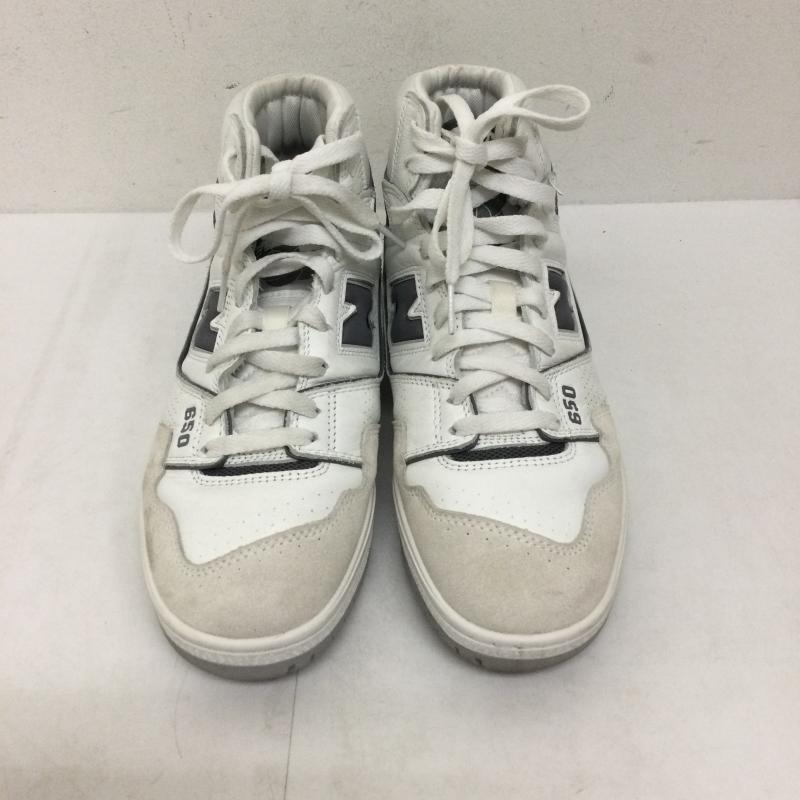 ニューバランス New Balance スニーカー スニーカー New Balance 650 Retro Basketball Mid  White Grey  BB650RWE 26.5cm 白 / ホワイト / white メンズ USED 古着 中古 50142252