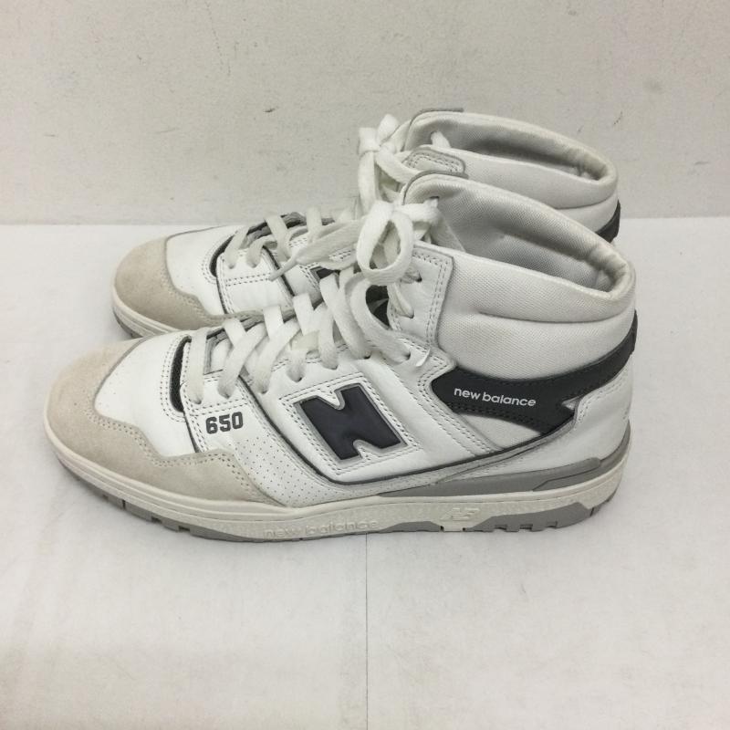 ニューバランス New Balance スニーカー スニーカー New Balance 650 Retro Basketball Mid  White Grey  BB650RWE 26.5cm 白 / ホワイト / white メンズ USED 古着 中古 50142252