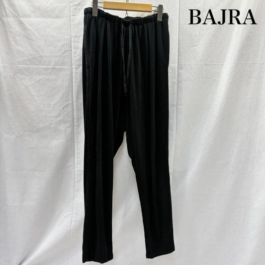 バジュラ bajra ボトムス ボトムス テーパードスウェットパンツ ラインパンツ black サイズ0 フリーススラックス 0 無地 黒 / ブラック / black メンズ USED 古着 中古 50142288