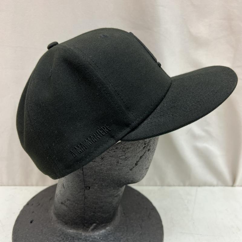 ニューエラ NEW ERA 帽子 キャップ A MA MANIERE アママニエール キャップ 7 3/8 58.7cm - 黒 / ブラック / black メンズ USED 古着 中古 50142322