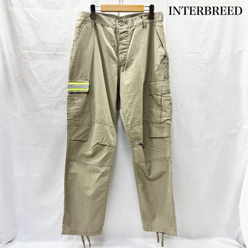 インターブリード INTERBREED パンツ ワークパンツ、ペインターパンツ リフレクターカーゴパンツ ワークパンツ ベージュ M M 無地 ベージュ / ベージュ / beige メンズ USED 古着 中古 50142343