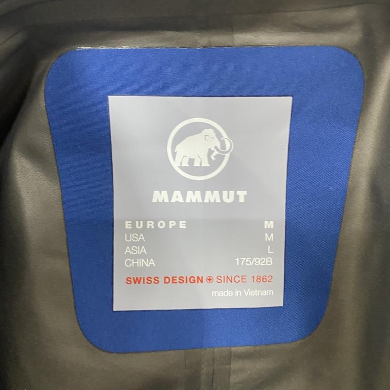 マムート Mammut ウェア ウェア 1010-26551 GORE-TEX CLIMATE レインスーツ セットアップ DEEP ICE-BLACK M 2.5レイヤーpaclite plus M ロゴ、文字 青 / ブルー / blue X 黒 / ブラック / black メンズ USED 古着 中古 50142345