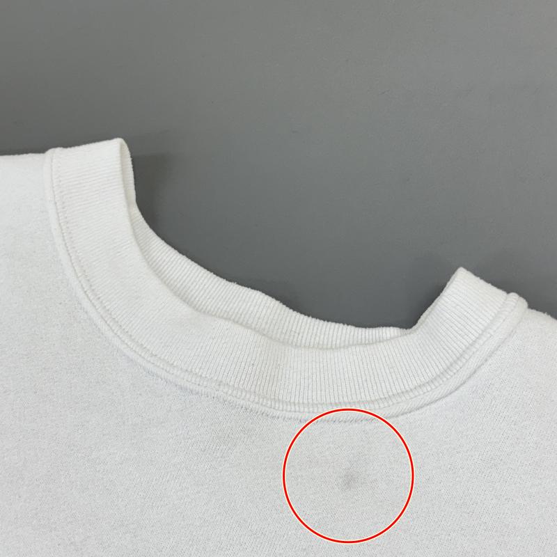 ジャージーズ JERZEES トレーナー 長袖 80-90年代 ビンテージ USA製 ラッセル Nunsense ナンセンス ビッグサイズ クルーネック スウェット トレーナー 白 ホワイト - 白 / ホワイト / white メンズ USED 古着 中古 50142363