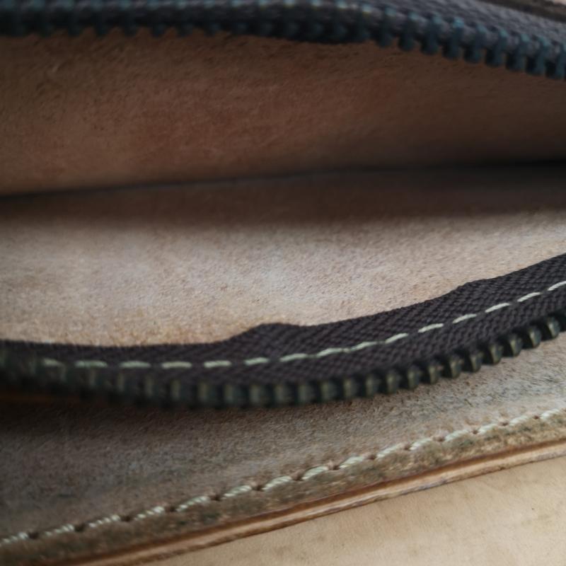古着 USED 財布 長財布 カービング ライダース バイカーズ レザー ウォレット 長財布 コンチョ - 茶 / ブラウン / brown メンズ USED 古着 中古 50142403