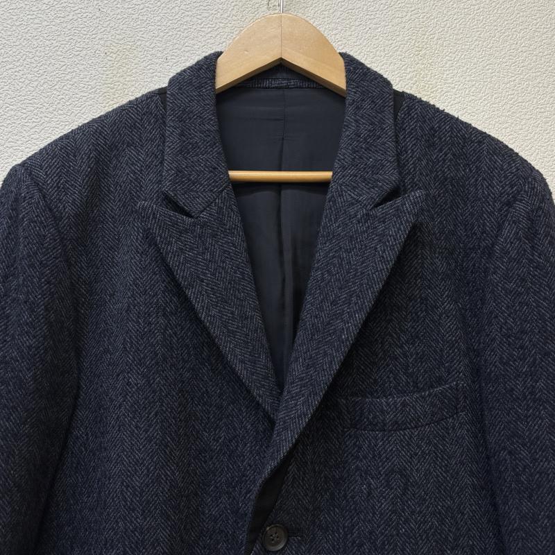 ベッドフォード BED J.W. FORD ジャケット、上着 ジャケット、ブレザー ウール ヘリンボーン ピークドラペル テーラード ジャケット 紺 ネイビー 2 紺 / ネイビー / navy メンズ USED 古着 中古 50142434