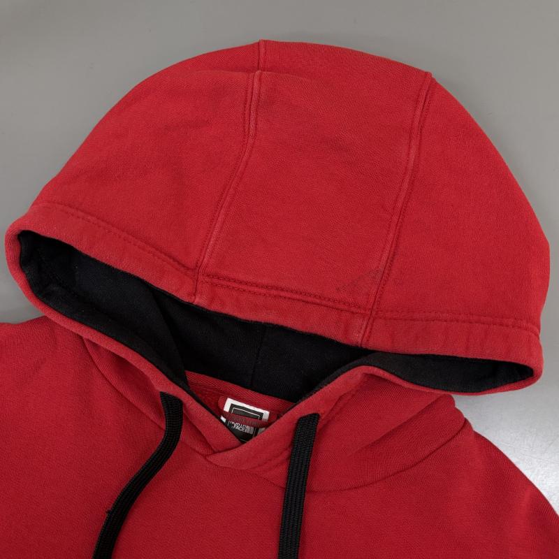 ザノースフェイス THE NORTH FACE パーカー 長袖 F16M113 ロゴ 刺繍 プルオーバー フーディ スウェット パーカー 赤 レッド S 赤 / レッド / red メンズ USED 古着 中古 50142435