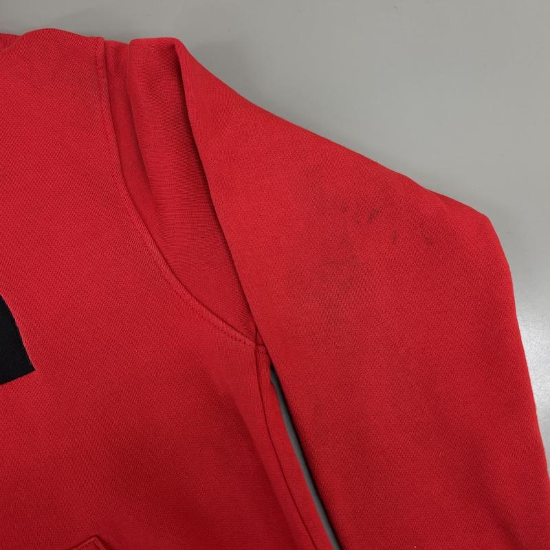 ザノースフェイス THE NORTH FACE パーカー 長袖 F16M113 ロゴ 刺繍 プルオーバー フーディ スウェット パーカー 赤 レッド S 赤 / レッド / red メンズ USED 古着 中古 50142435