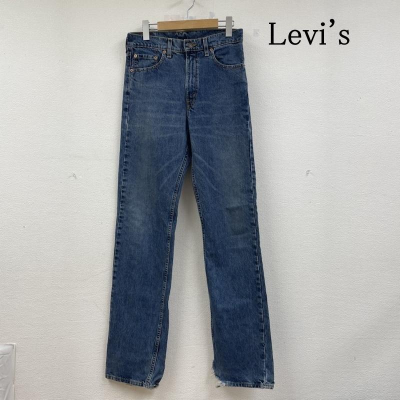 リーバイス Levi s パンツ デニム、ジーンズ ジーパン ジップフライ 90s USA製 519 デニム パンツ 501刻印 97年 31インチ ロゴ、文字 インディゴ / インディゴ / Indigo メンズ USED 古着 中古 50142448