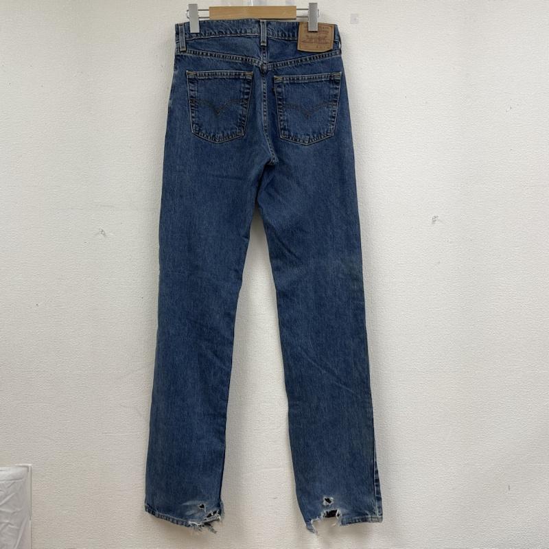 リーバイス Levi s パンツ デニム、ジーンズ ジーパン ジップフライ 90s USA製 519 デニム パンツ 501刻印 97年 31インチ ロゴ、文字 インディゴ / インディゴ / Indigo メンズ USED 古着 中古 50142448