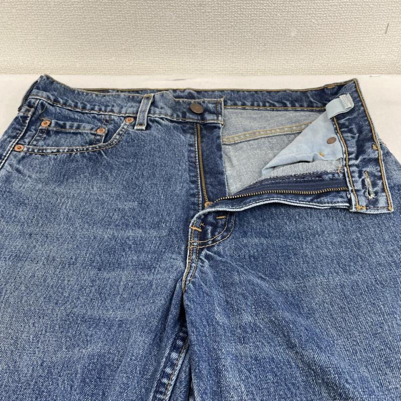 リーバイス Levi s パンツ デニム、ジーンズ ジーパン ジップフライ 90s USA製 519 デニム パンツ 501刻印 97年 31インチ ロゴ、文字 インディゴ / インディゴ / Indigo メンズ USED 古着 中古 50142448