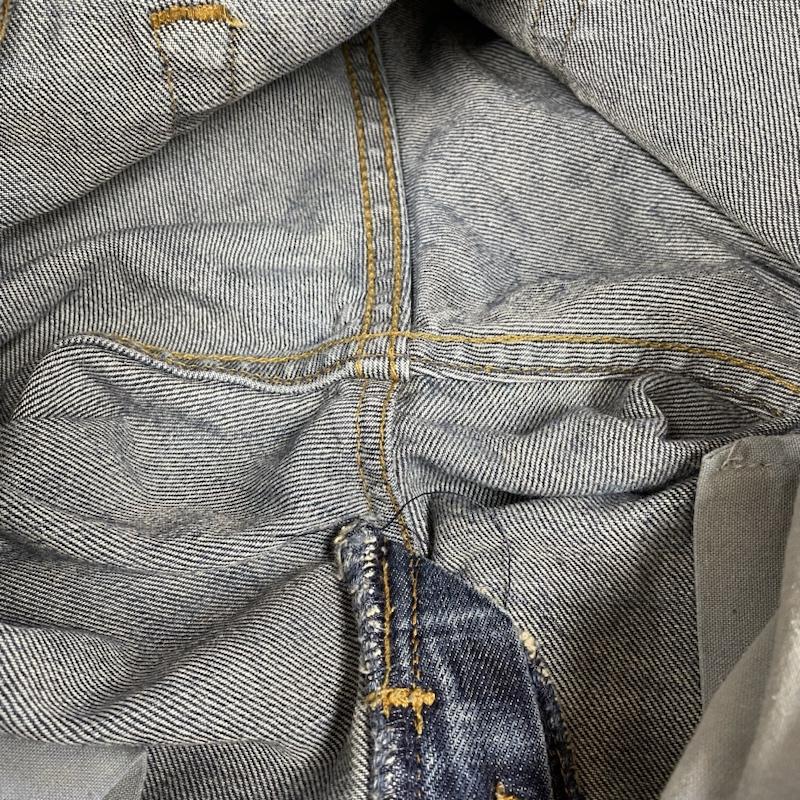 リーバイス Levi s パンツ デニム、ジーンズ ジーパン ジップフライ 90s USA製 519 デニム パンツ 501刻印 97年 31インチ ロゴ、文字 インディゴ / インディゴ / Indigo メンズ USED 古着 中古 50142448