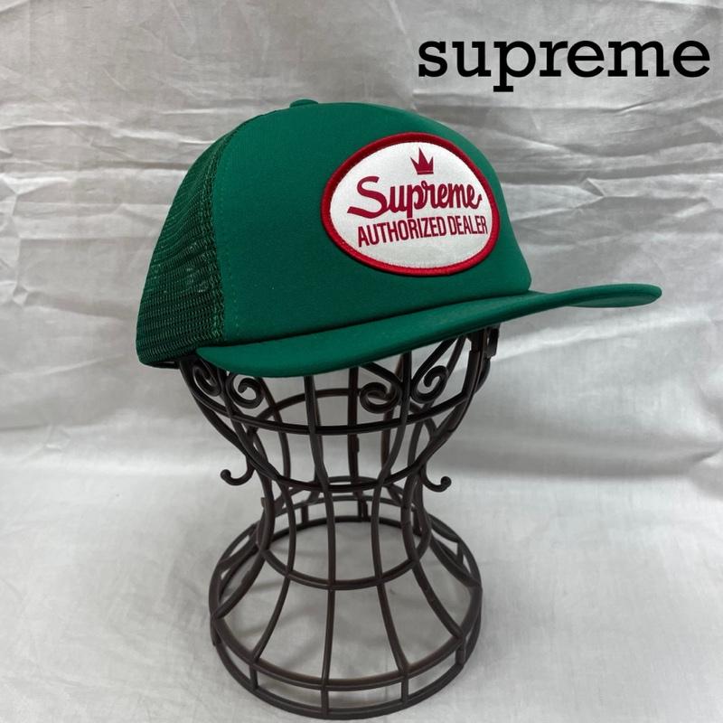 シュプリーム Supreme 帽子 キャップ シュプリーム AUTHORIZED DEALER メッシュキャップ GRN グリーン スナップバック - 緑 / グリーン / green メンズ USED 古着 中古 50142471
