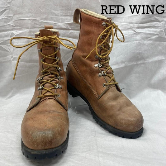 レッドウィング RED WING ブーツ 一般 9 D 07020 レースアップ BRW ブラウン Vibramソール レザー ブーツ US：9 茶 / ブラウン / brown メンズ USED 古着 中古 50142482