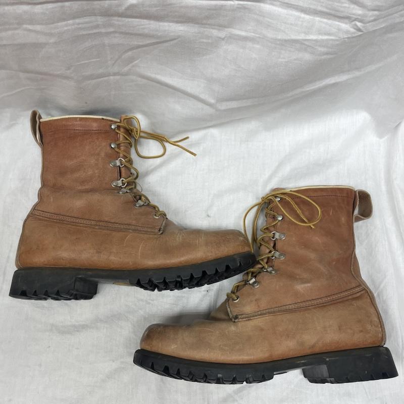 レッドウィング RED WING ブーツ 一般 9 D 07020 レースアップ BRW ブラウン Vibramソール レザー ブーツ US：9 茶 / ブラウン / brown メンズ USED 古着 中古 50142482