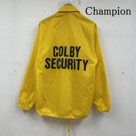 チャンピオン Champion ジャケット、上着 ジャンパー、ブルゾン 70s ランナーズタグ ランタグ コーチ ジャケット ウインドブレーカー USA製 S ロゴ、文字 X プリント 黄 / イエロー / yellow メンズ USED 古着 中古 50142484