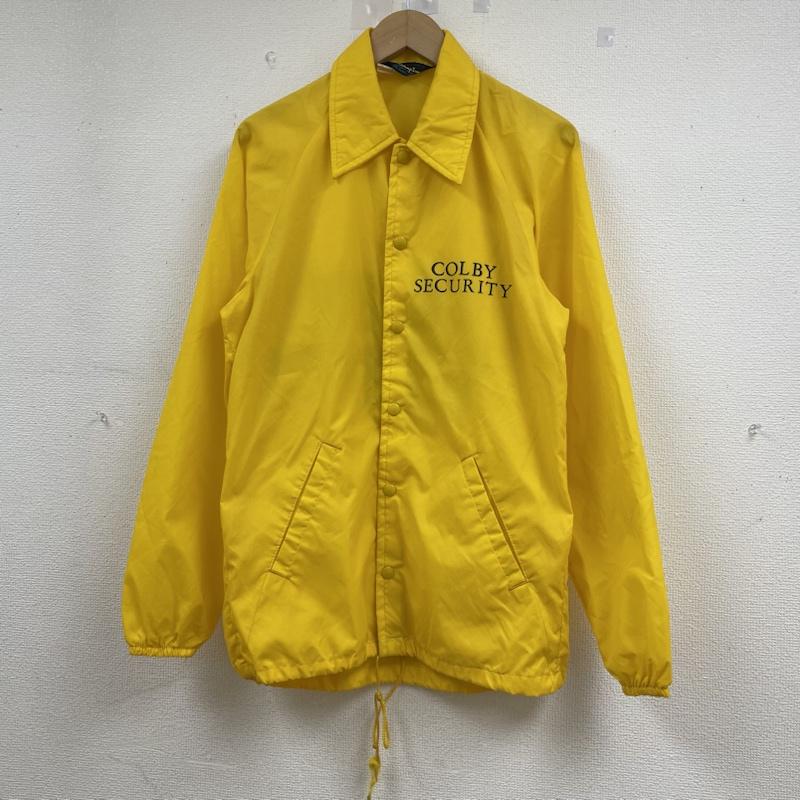チャンピオン Champion ジャケット、上着 ジャンパー、ブルゾン 70s ランナーズタグ ランタグ コーチ ジャケット ウインドブレーカー USA製 S ロゴ、文字 X プリント 黄 / イエロー / yellow メンズ USED 古着 中古 50142484