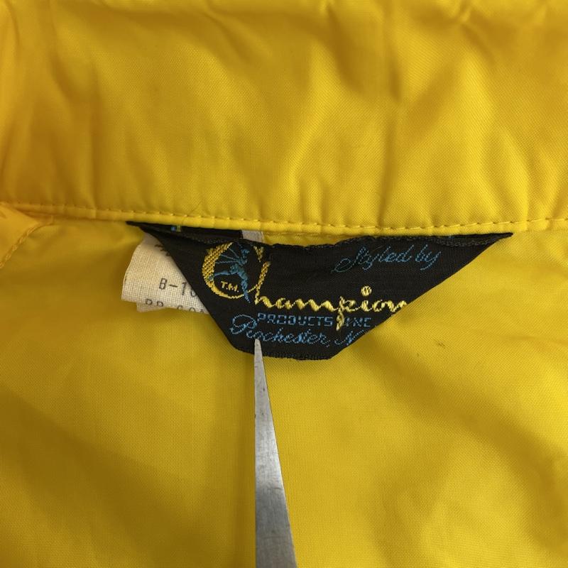 チャンピオン Champion ジャケット、上着 ジャンパー、ブルゾン 70s ランナーズタグ ランタグ コーチ ジャケット ウインドブレーカー USA製 S ロゴ、文字 X プリント 黄 / イエロー / yellow メンズ USED 古着 中古 50142484