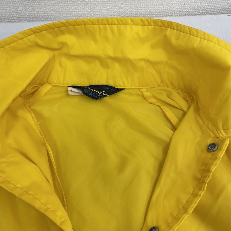 チャンピオン Champion ジャケット、上着 ジャンパー、ブルゾン 70s ランナーズタグ ランタグ コーチ ジャケット ウインドブレーカー USA製 S ロゴ、文字 X プリント 黄 / イエロー / yellow メンズ USED 古着 中古 50142484