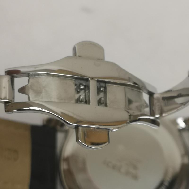 アイスリンク ICELINK 腕時計 アナログ（クォーツ式） AQUA LUNA アクアルナ IAL-SBS DIAMOND WATCH ダイヤモンド ウォッチ 腕時計 黒 / ブラック / black X 銀 / シルバー / silver color メンズ USED 古着 中古 50142536