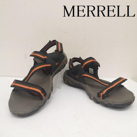 メレル MERRELL サンダル サンダル ALL OUT BLAZE WEB SPORT SANDALS J37641 スポーツ サンダル 27.0cm 茶 / ブラウン / brown X 橙 / オレンジ / orange X 黒 / ブラック / black メンズ USED 古着 中古 50142546
