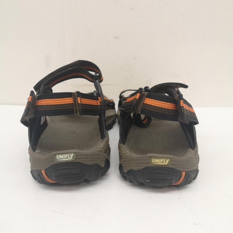 メレル MERRELL サンダル サンダル ALL OUT BLAZE WEB SPORT SANDALS J37641 スポーツ サンダル 27.0cm 茶 / ブラウン / brown X 橙 / オレンジ / orange X 黒 / ブラック / black メンズ USED 古着 中古 50142546