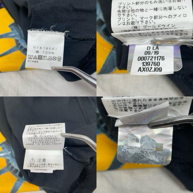 シュプリーム×ノースフェイス Supreme×THE NORTH FACE Tシャツ 半袖 19AW SUPREME STATUE TEE NT81905I XL 黒 / ブラック / black メンズ USED 古着 中古 50142548