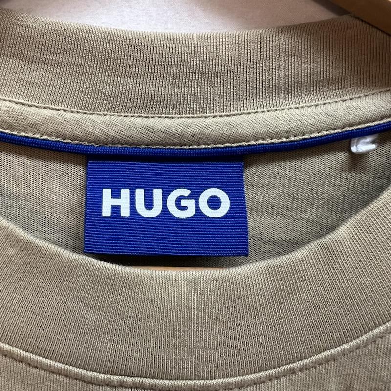 ヒューゴボス HUGO BOSS Tシャツ 半袖 ロゴ コットン ルーズフィット 半袖 Tシャツ S ベージュ / ベージュ / beige メンズ USED 古着 中古 50142564