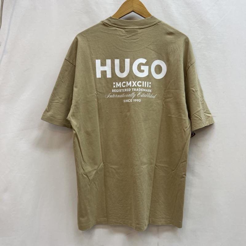 ヒューゴボス HUGO BOSS Tシャツ 半袖 ロゴ コットン ルーズフィット 半袖 Tシャツ S ベージュ / ベージュ / beige メンズ USED 古着 中古 50142564