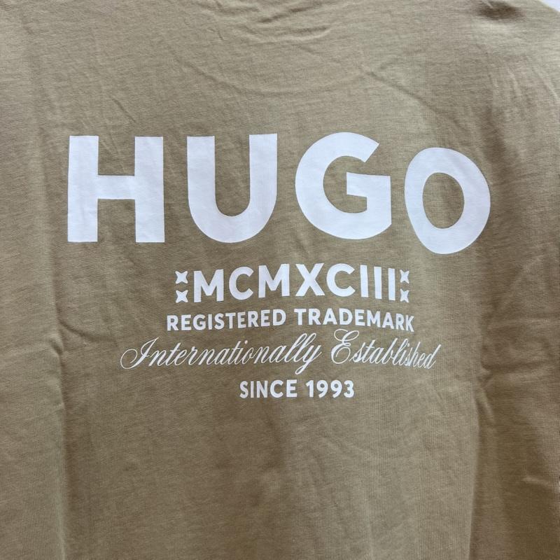 ヒューゴボス HUGO BOSS Tシャツ 半袖 ロゴ コットン ルーズフィット 半袖 Tシャツ S ベージュ / ベージュ / beige メンズ USED 古着 中古 50142564