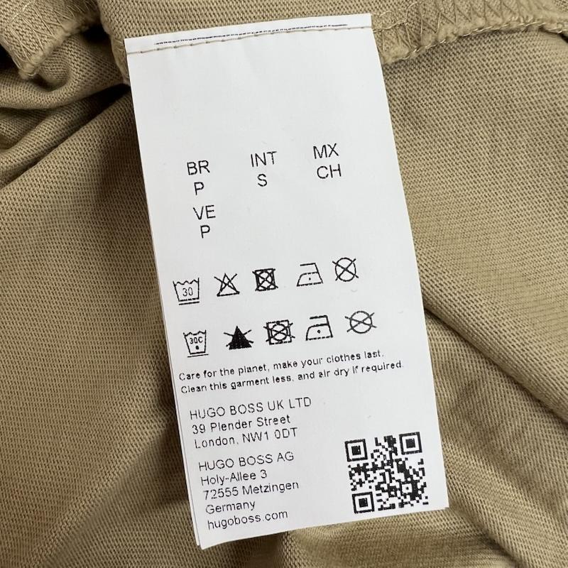 ヒューゴボス HUGO BOSS Tシャツ 半袖 ロゴ コットン ルーズフィット 半袖 Tシャツ S ベージュ / ベージュ / beige メンズ USED 古着 中古 50142564