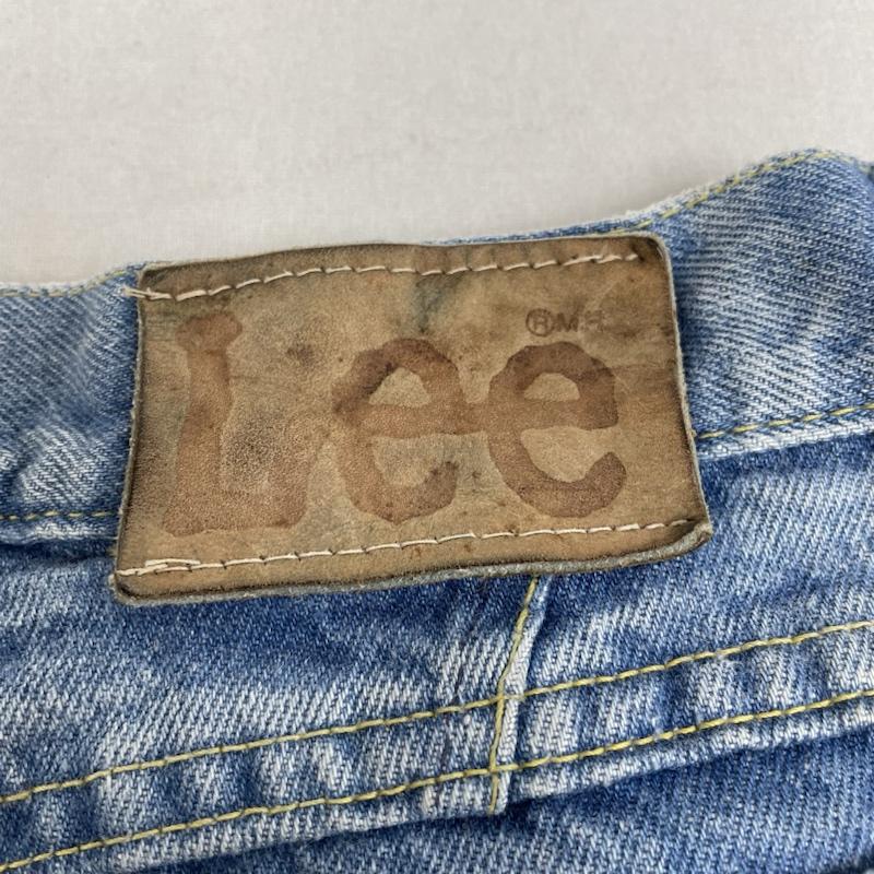 リー Lee パンツ デニム、ジーンズ 90s USA製 305-5545 テーパード デニム パンツ ジップフライ サイズ16LONG - ロゴ、文字 インディゴ / インディゴ / Indigo メンズ USED 古着 中古 50142607