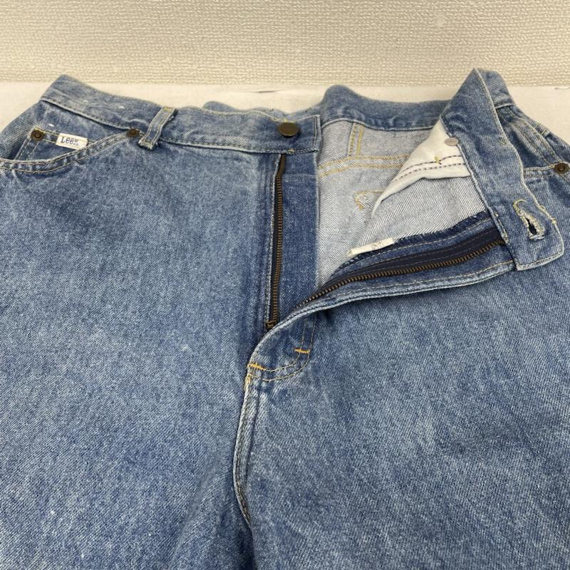 リー Lee パンツ デニム、ジーンズ 90s USA製 305-5545 テーパード デニム パンツ ジップフライ サイズ16LONG - ロゴ、文字 インディゴ / インディゴ / Indigo メンズ USED 古着 中古 50142607