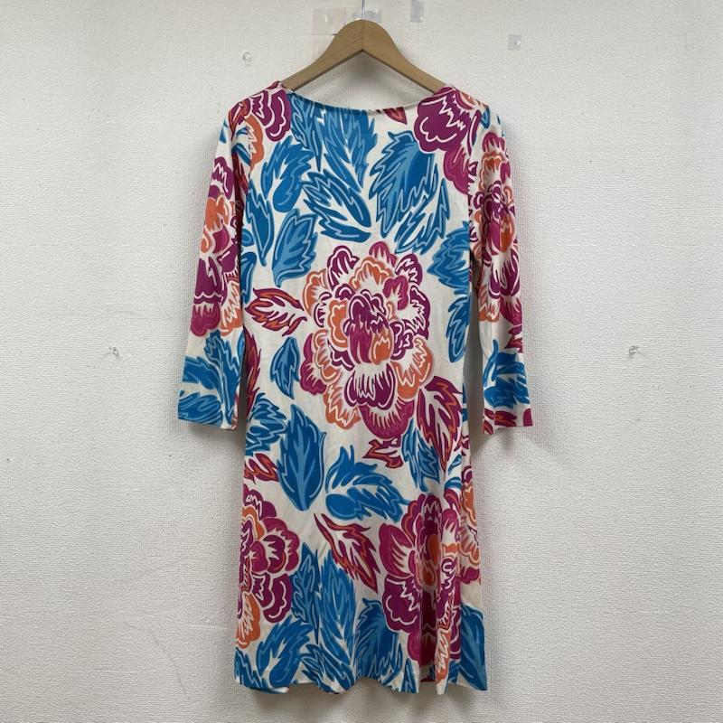 ダイアンフォンファステンバーグ DIANE von FURSTENBERG ワンピース ひざ丈スカート シルク ストレッチ ドレス シルク ニット フローラル マルチプリント ワンピース 4 花柄 X 総柄 X プリント マルチカラー / マルチカラー / multicolor レディース USED 古着 中古 50142634