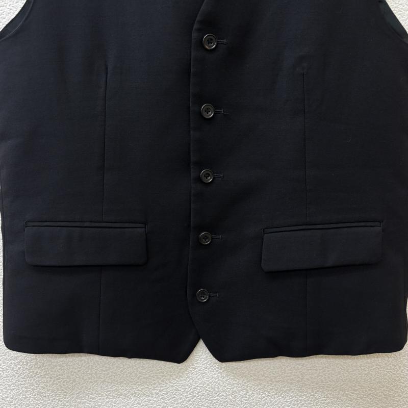 タケオキクチ TAKEO KIKUCHI ベスト ベスト AF070-49013 Loro Piana ロロピアーナ スーツベスト ウール キュプラ 黒 ブラック 3 黒 / ブラック / black メンズ USED 古着 中古 50142656