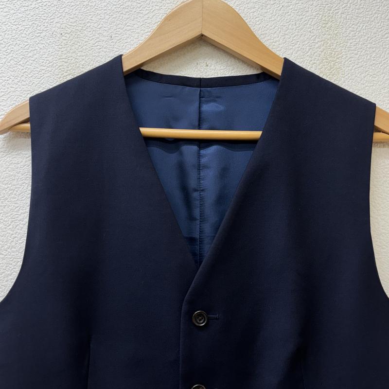 タケオキクチ TAKEO KIKUCHI ベスト ベスト AF070-49013 Loro Piana ロロピアーナ スーツベスト ウール キュプラ 紺 ネイビー 3 紺 / ネイビー / navy メンズ USED 古着 中古 50142657