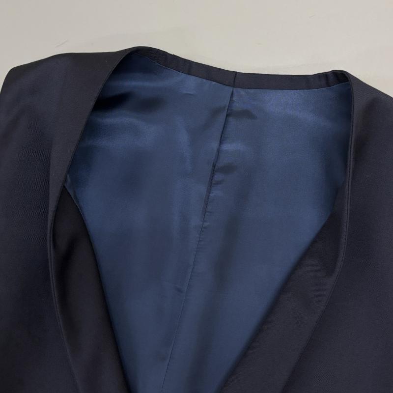 タケオキクチ TAKEO KIKUCHI ベスト ベスト AF070-49013 Loro Piana ロロピアーナ スーツベスト ウール キュプラ 紺 ネイビー 3 紺 / ネイビー / navy メンズ USED 古着 中古 50142657