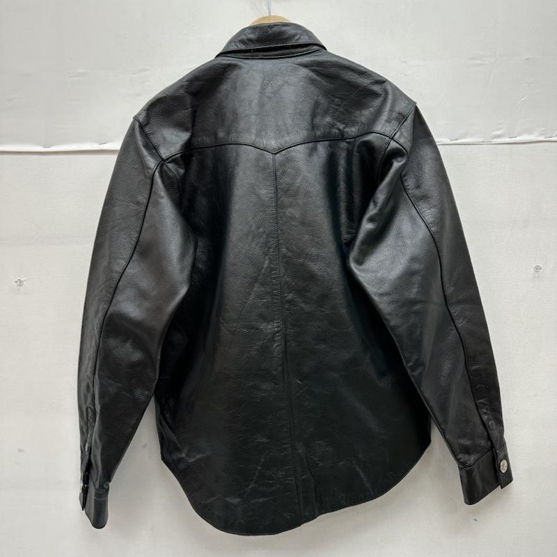 古着 USED ジャケット、上着 レザージャケット HEAVY FOR BIKERS メタル コンチョ ボタン ウエスタン レザー ジャケット 40 黒 / ブラック / black メンズ USED 古着 中古 50142666