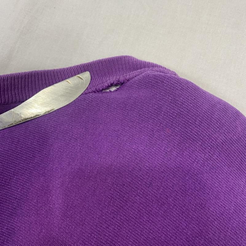 チャンピオン Champion トレーナー 長袖 90s 00s REVERSE WEAVE USA製 ワンポイントロゴ パープル L XL ワンポイント 紫 / パープル / purple メンズ USED 古着 中古 50142686