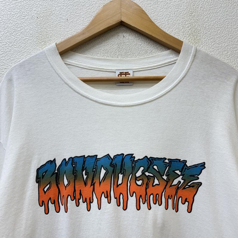 シーシー SEE SEE Tシャツ 長袖 ロゴ スリーブ プリント クルーネック 長袖 Tシャツ ロンT 白 ホワイト L 白 / ホワイト / white メンズ USED 古着 中古 50142687