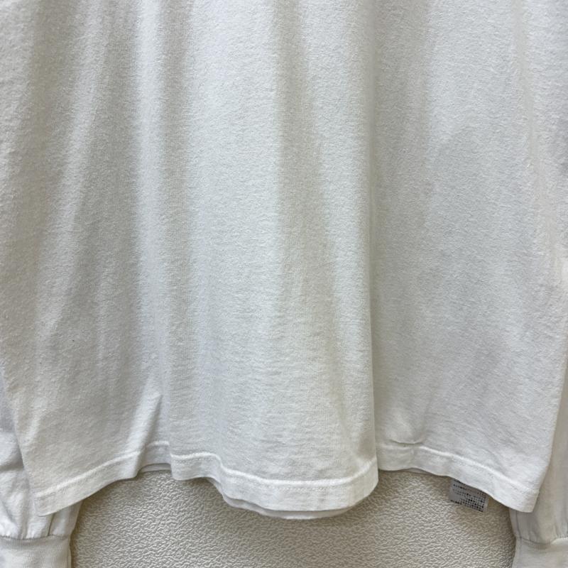 シーシー SEE SEE Tシャツ 長袖 ロゴ スリーブ プリント クルーネック 長袖 Tシャツ ロンT 白 ホワイト L 白 / ホワイト / white メンズ USED 古着 中古 50142687
