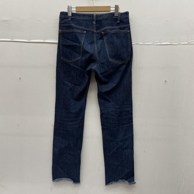 アンユーズド UNUSED パンツ デニム、ジーンズ UW0447 13.5oz Denim Jeans カットオフ デニム パンツ ジップフライ ボタン ロゴ 刻印入り 2 無地 インディゴ / インディゴ / Indigo メンズ USED 古着 中古 50142706