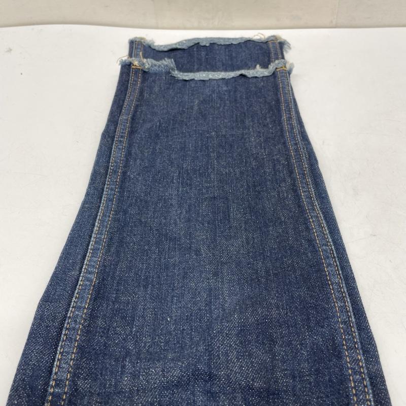 アンユーズド UNUSED パンツ デニム、ジーンズ UW0447 13.5oz Denim Jeans カットオフ デニム パンツ ジップフライ ボタン ロゴ 刻印入り 2 無地 インディゴ / インディゴ / Indigo メンズ USED 古着 中古 50142706