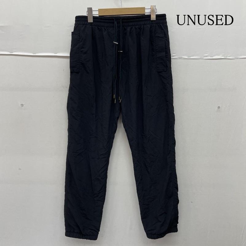 アンユーズド UNUSED パンツ ワークパンツ、ペインターパンツ ナイロン パンツ ウエストゴム ドローコード 無地 イージー ワークパンツ 3 無地 黒 / ブラック / black メンズ USED 古着 中古 50142707